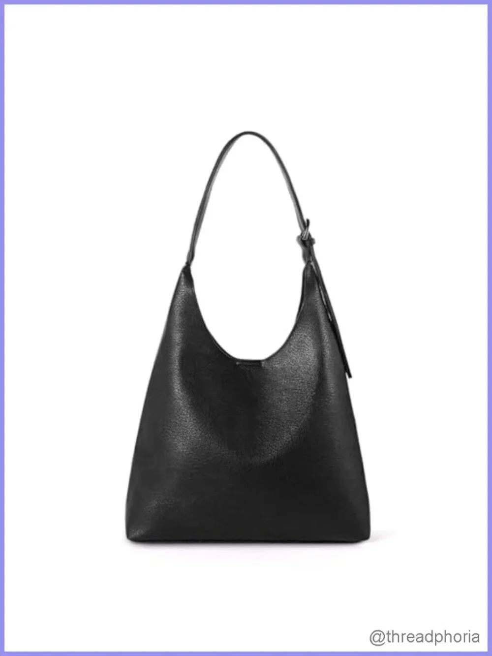 Vegan Leather Slouchy Hobo Shoulder Bag for Women Everyday Tote